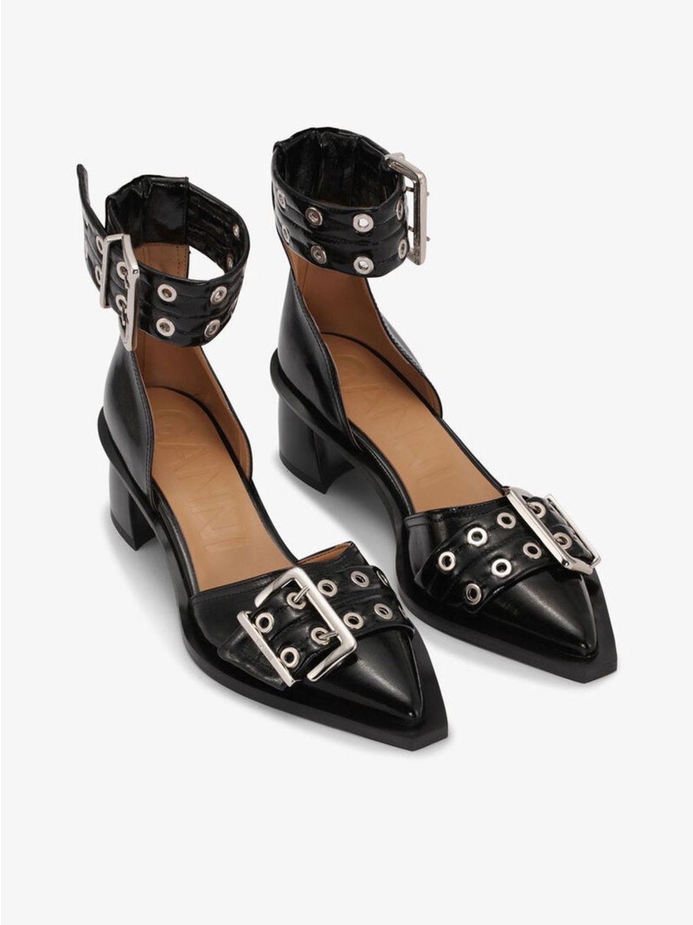 GANNI Embellished Pumps